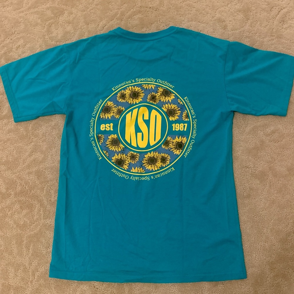 KSO KINNUCAN’S- Teal Sunflower T-shirt